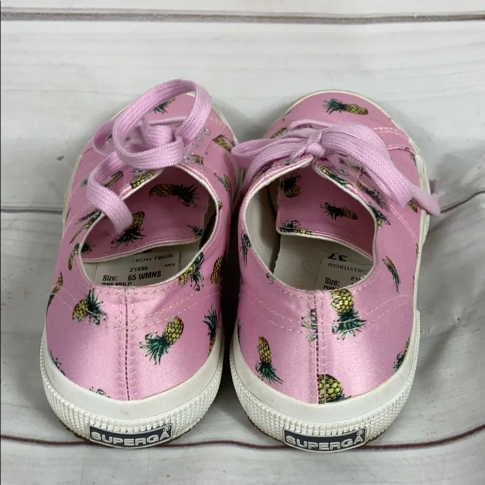 SUPERGA SATINFANT PINEAPPLE SATIN SNEAKER  ❤️ SZ‎ 6.5